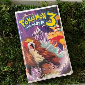 VINTAGE POKEMON 3 The Movie VHS 2001 Y2K cartoon retro nostalgic media UNTESTED